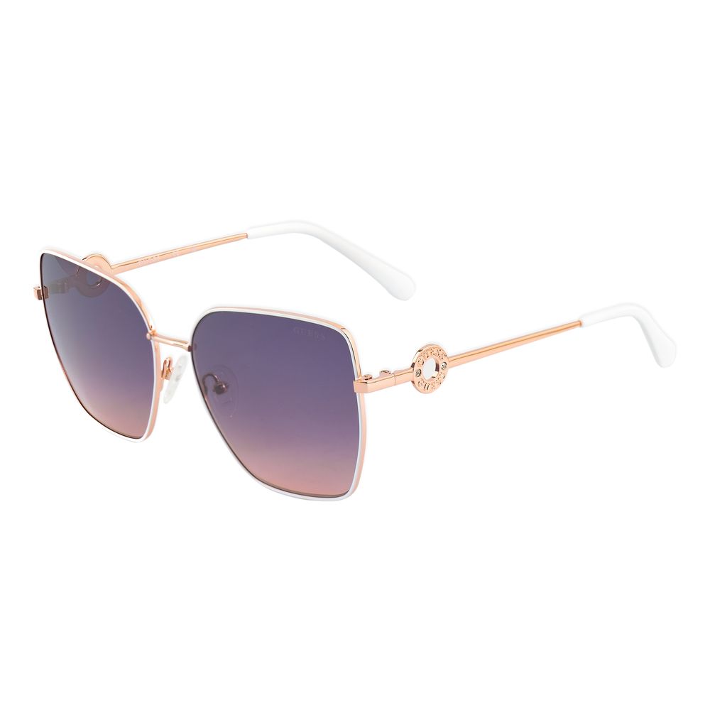 Ochelari de soare Guess din metal auriu