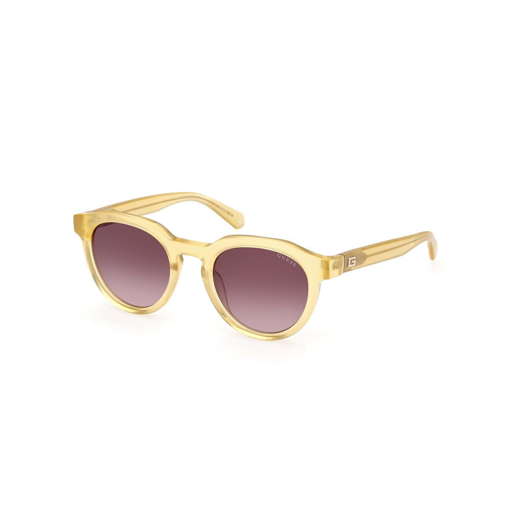 Ochelari de soare Guess din plastic galben