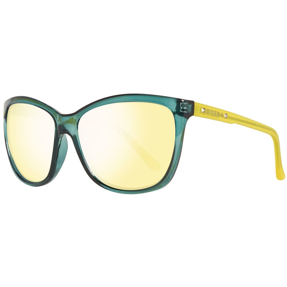 Ochelari de soare Guess din plastic verde
