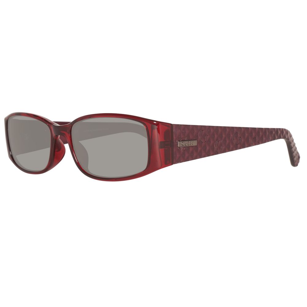 Ochelari de soare Guess roșii din plastic