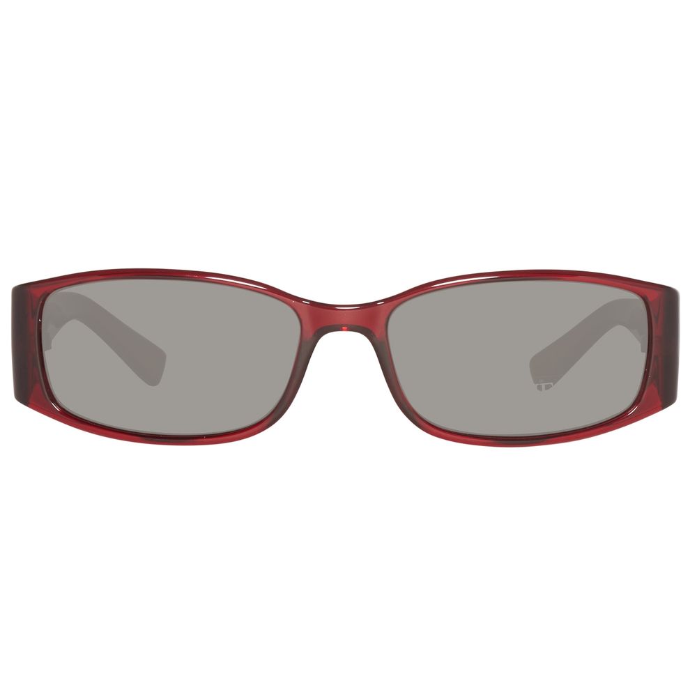 Ochelari de soare Guess roșii din plastic