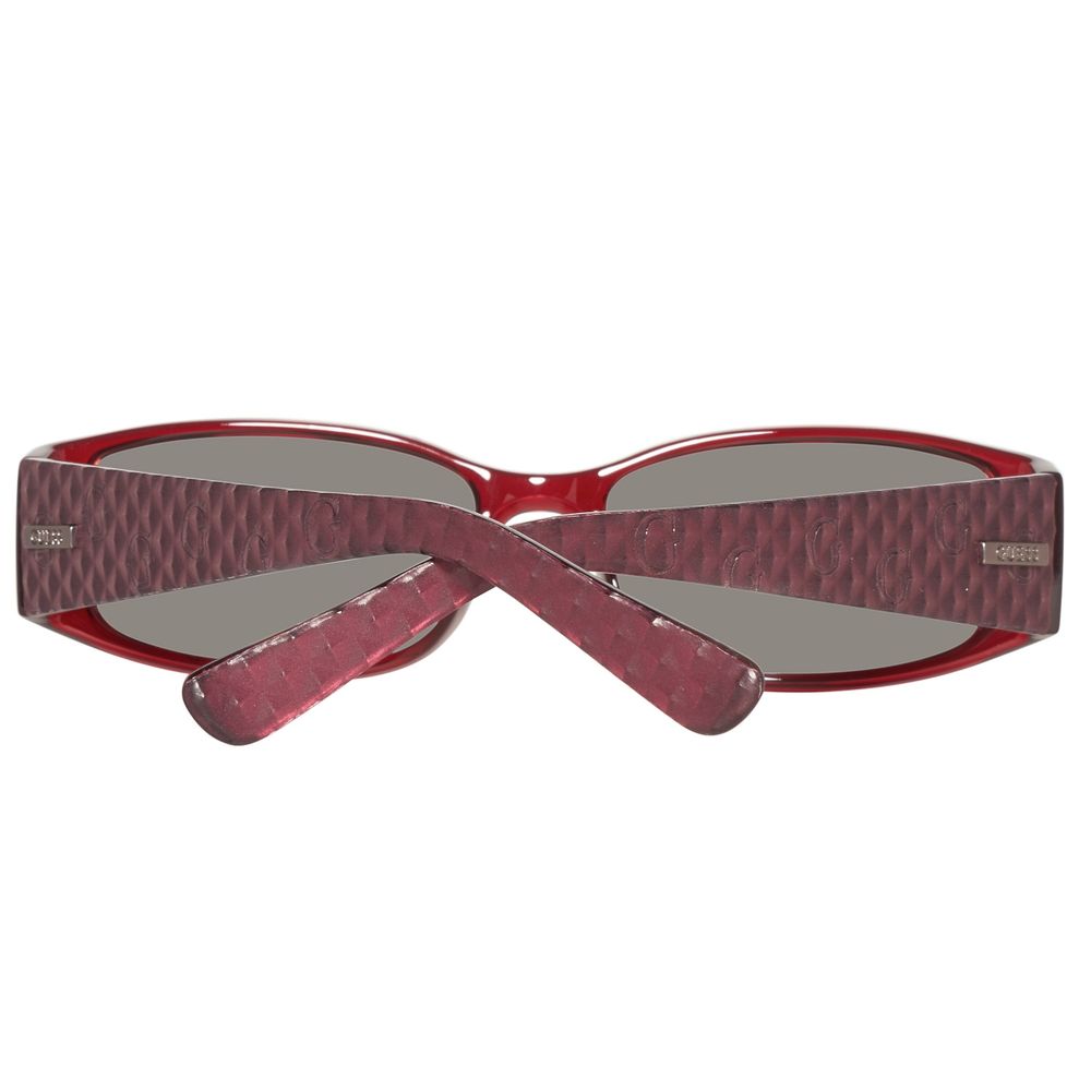 Ochelari de soare Guess roșii din plastic