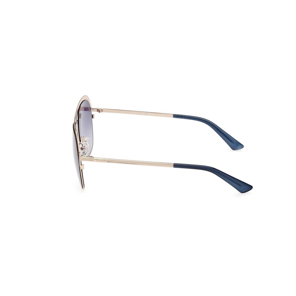 Ochelari de soare Guess din metal auriu