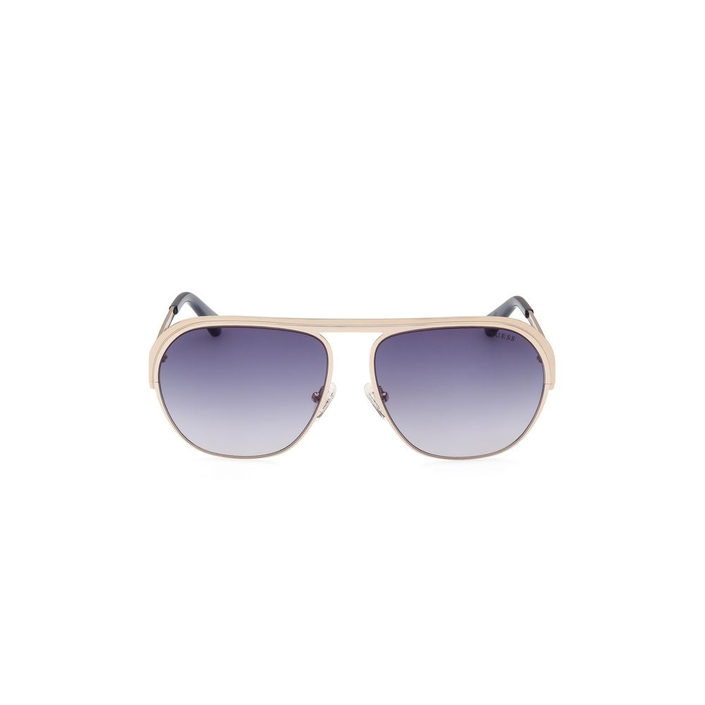Ochelari de soare Guess din metal auriu
