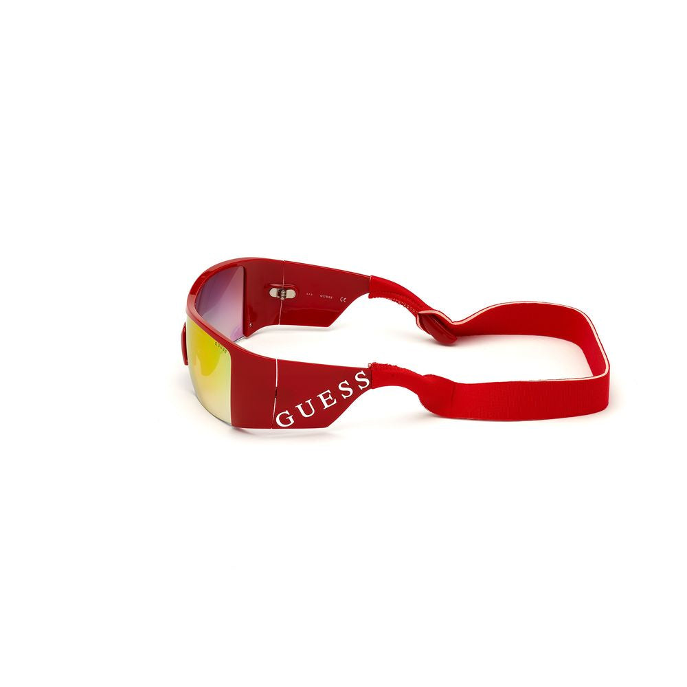 Ochelari de soare Guess roșii injectați