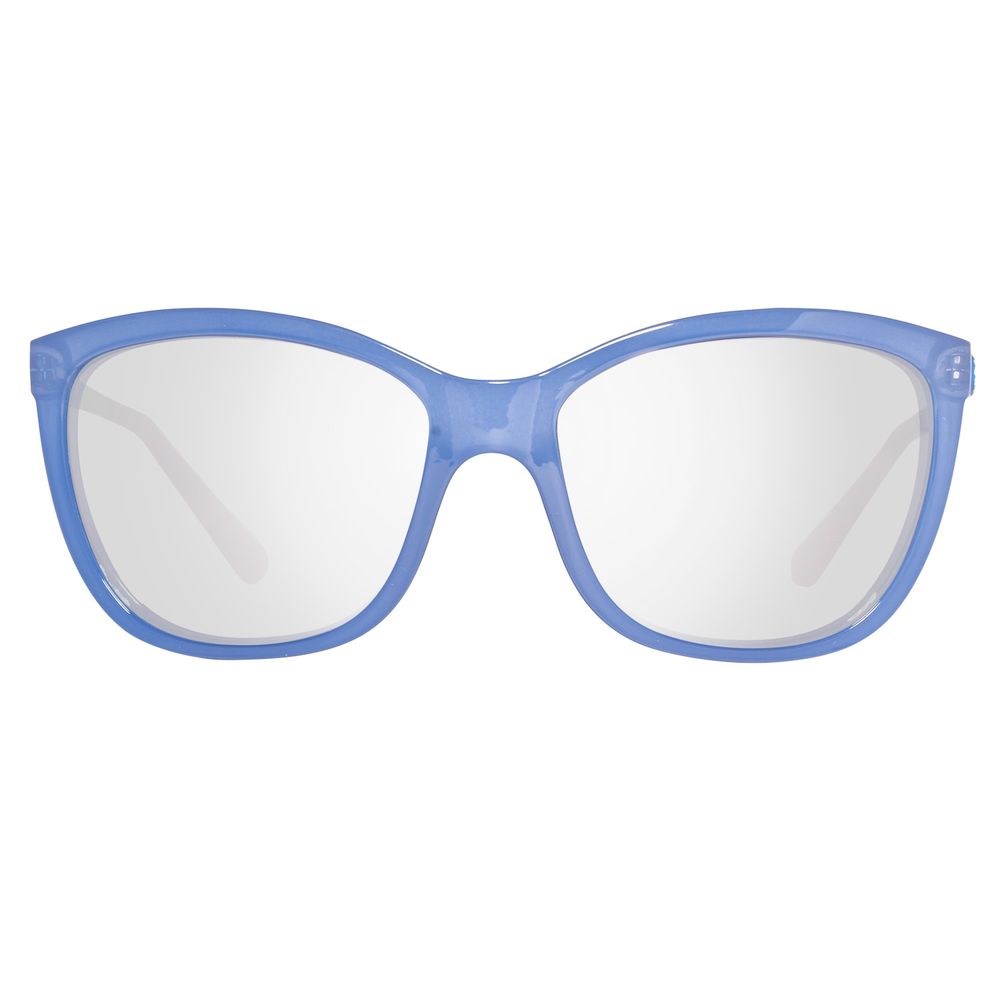 Ochelari de soare Guess din plastic albastru
