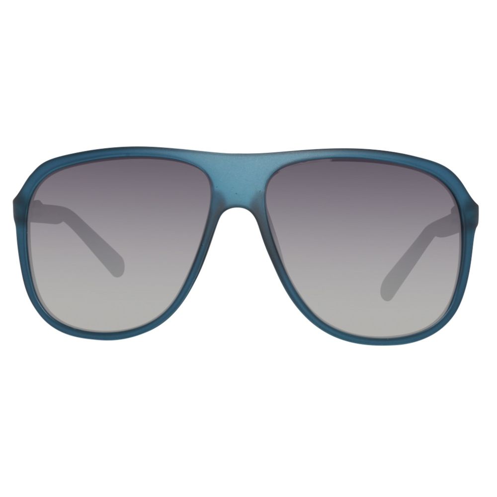 Ochelari de soare Guess din plastic albastru