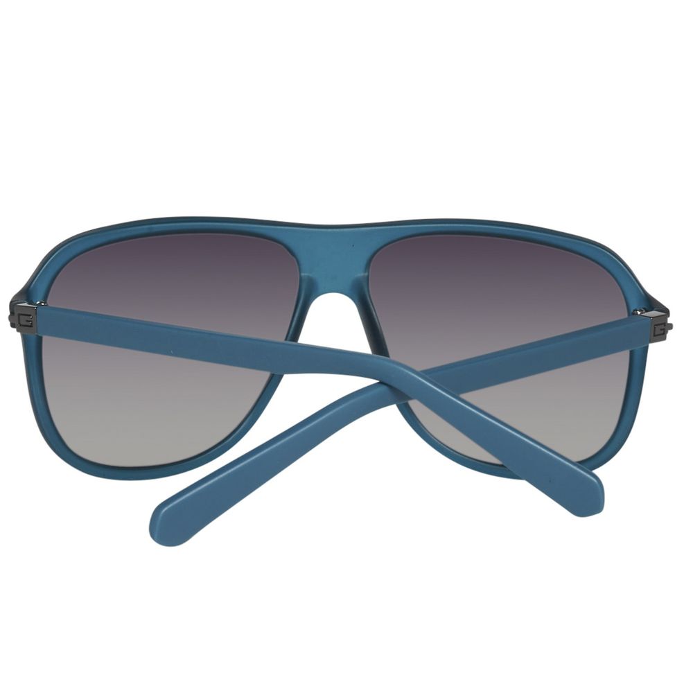 Ochelari de soare Guess din plastic albastru
