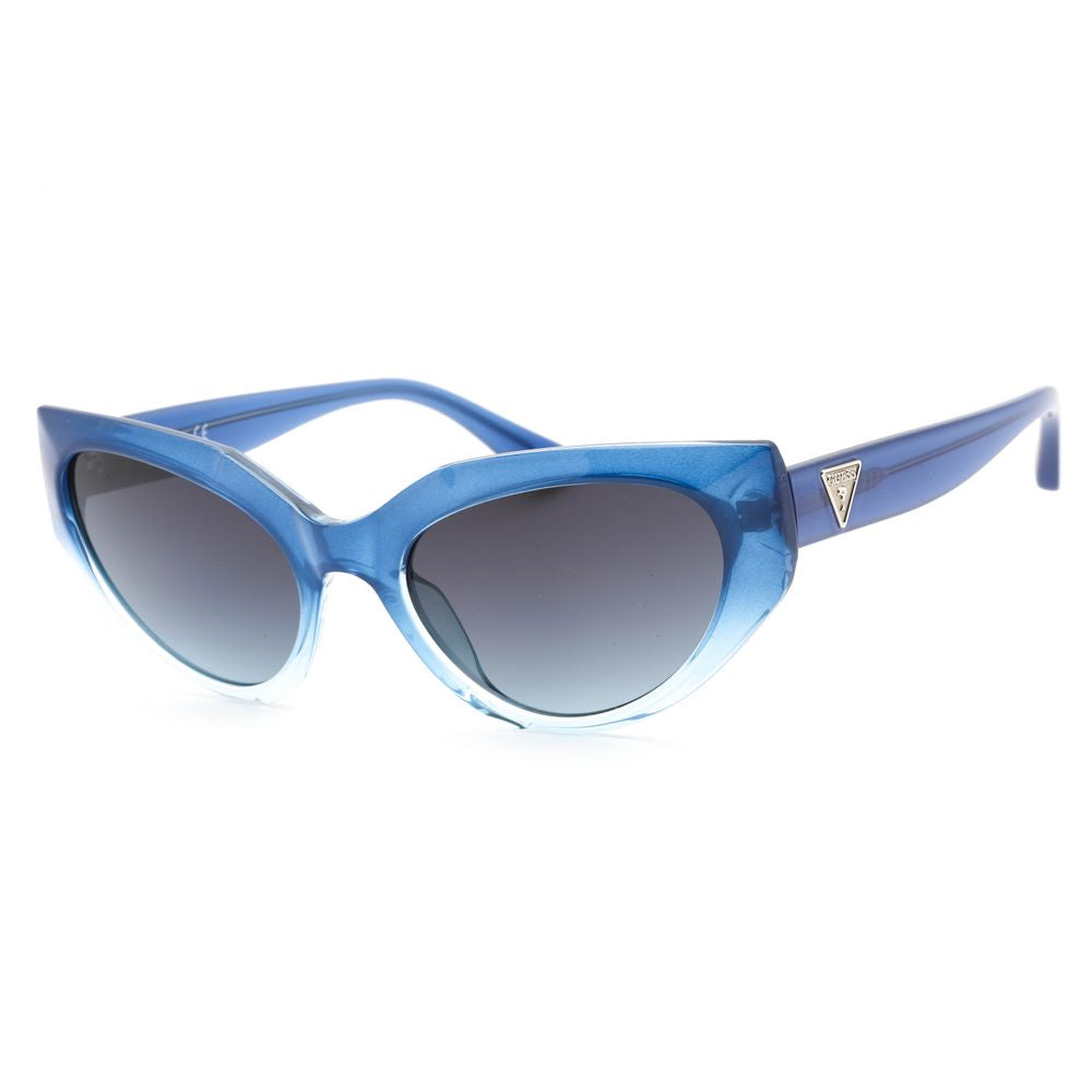 Ochelari de soare Guess din plastic albastru