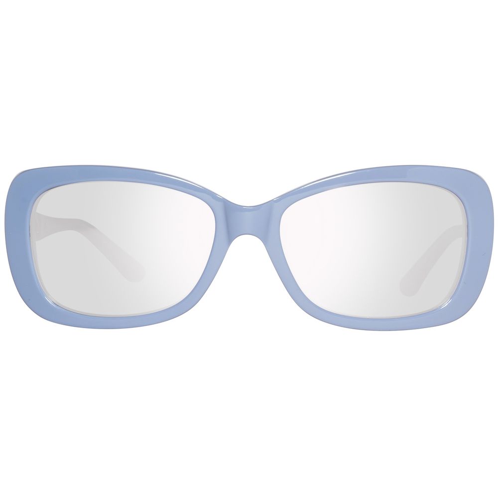 Ochelari de soare Guess din plastic albastru