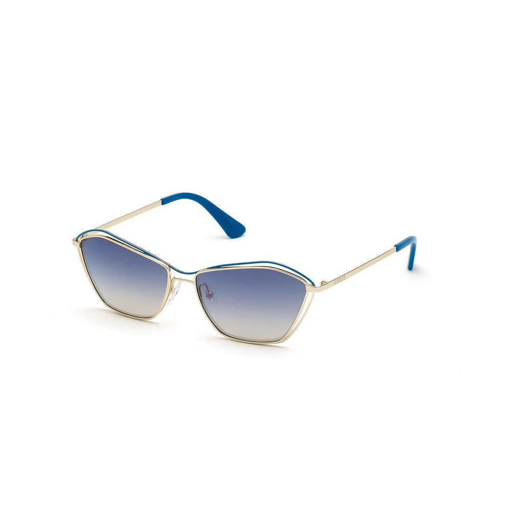 Guess – Sonnenbrille aus goldenem Metall