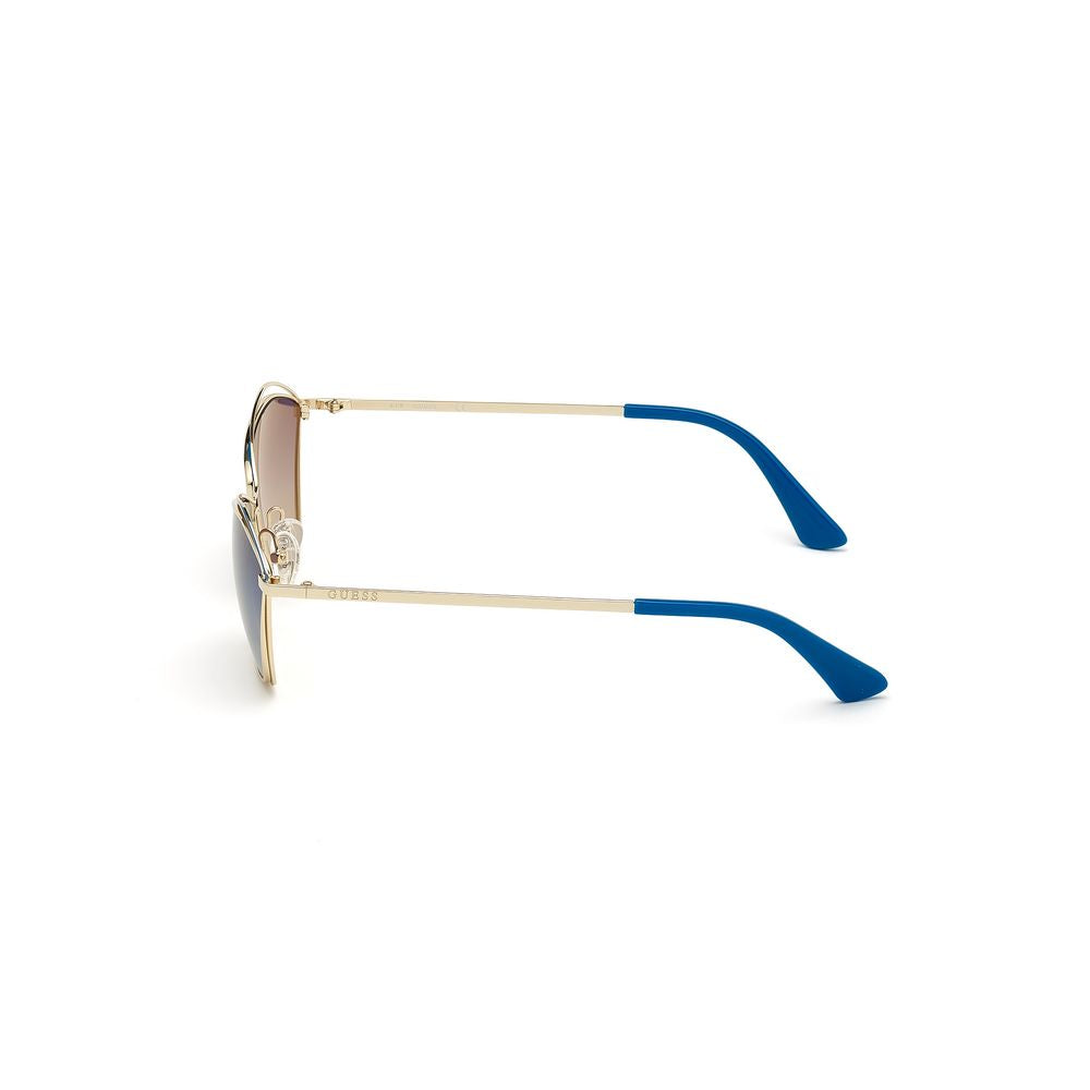 Guess – Sonnenbrille aus goldenem Metall