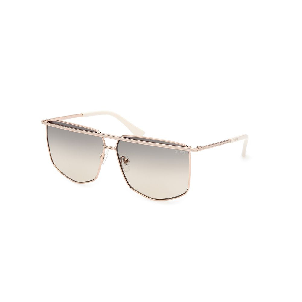 Guess – Sonnenbrille aus goldenem Metall