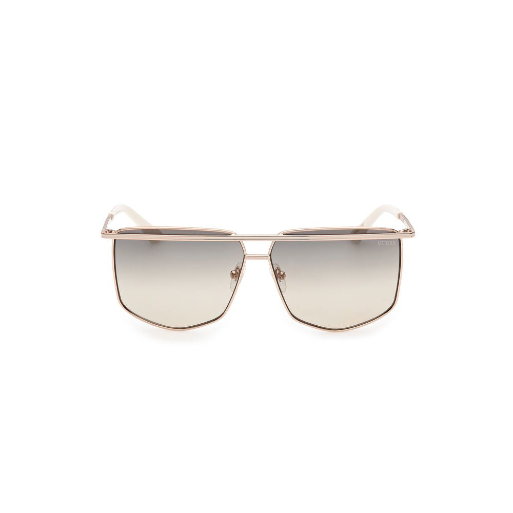 Ochelari de soare Guess din metal auriu