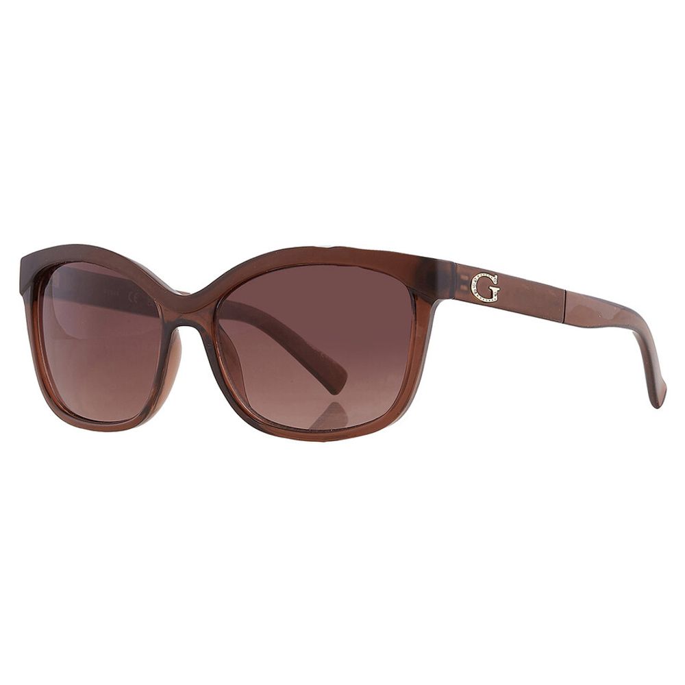 Guess – Braune Sonnenbrille aus Kunstharz
