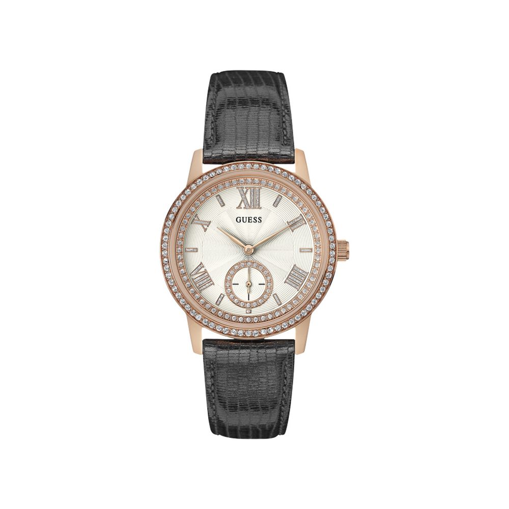 Ceas Guess din piele gri