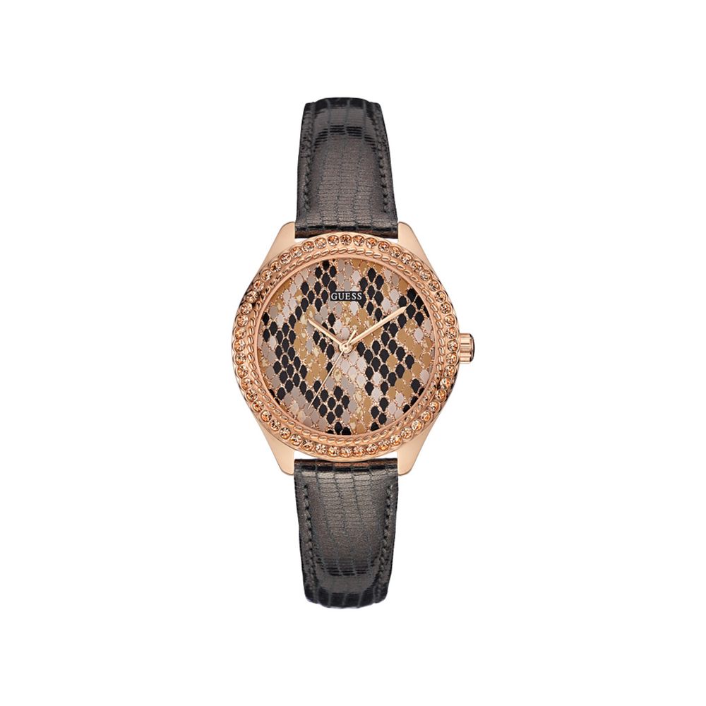 Ceas Guess din piele gri