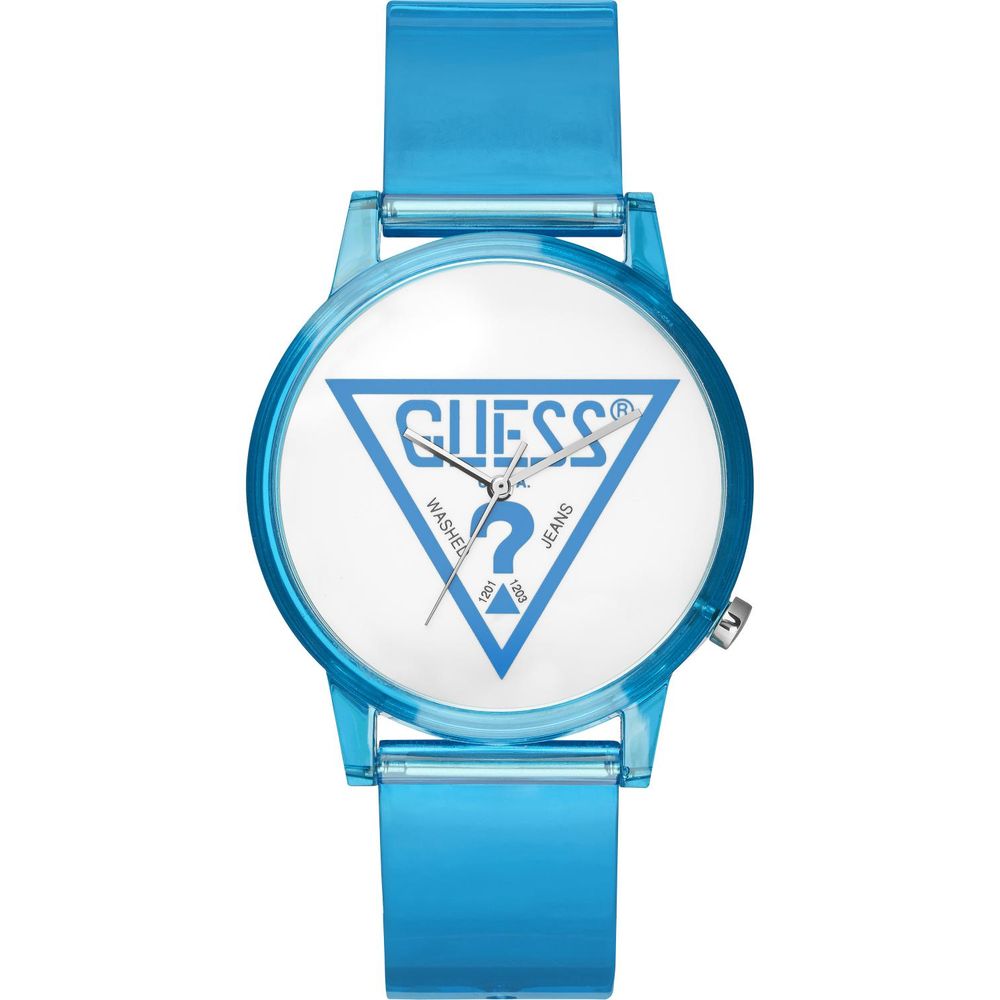Ceas Guess din silicon albastru