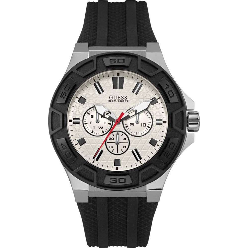 Ceas Guess negru din cauciuc