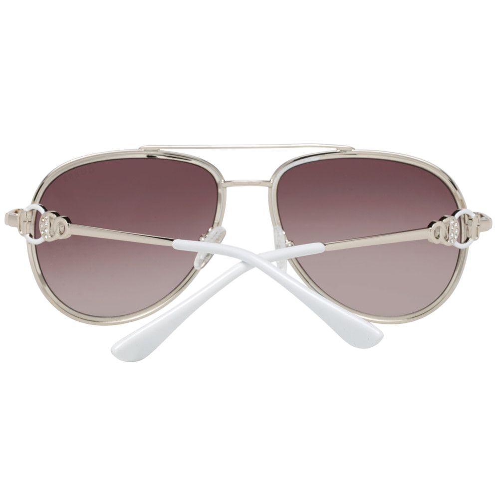 Ochelari de soare Guess din metal auriu