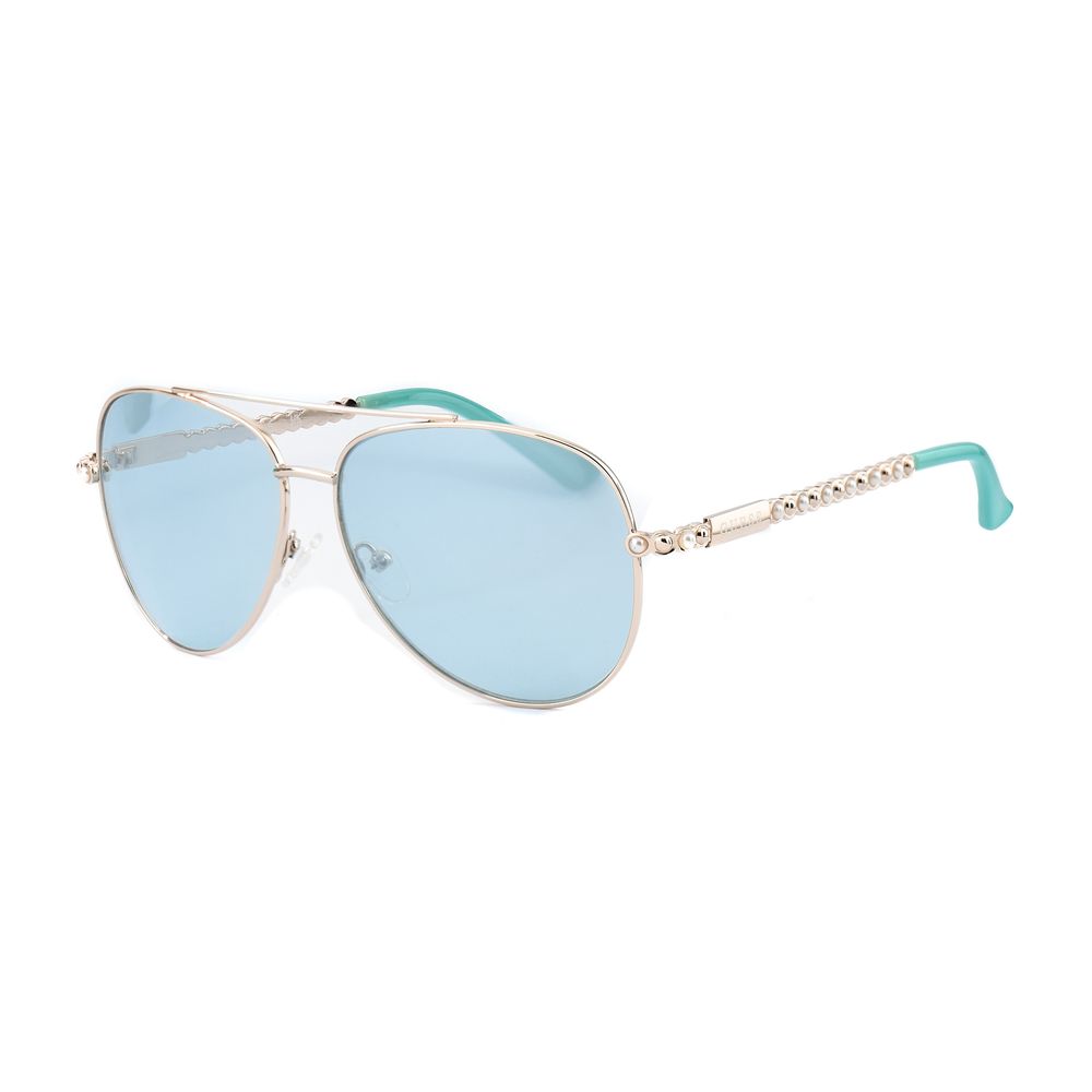 Ochelari de soare Guess din metal auriu