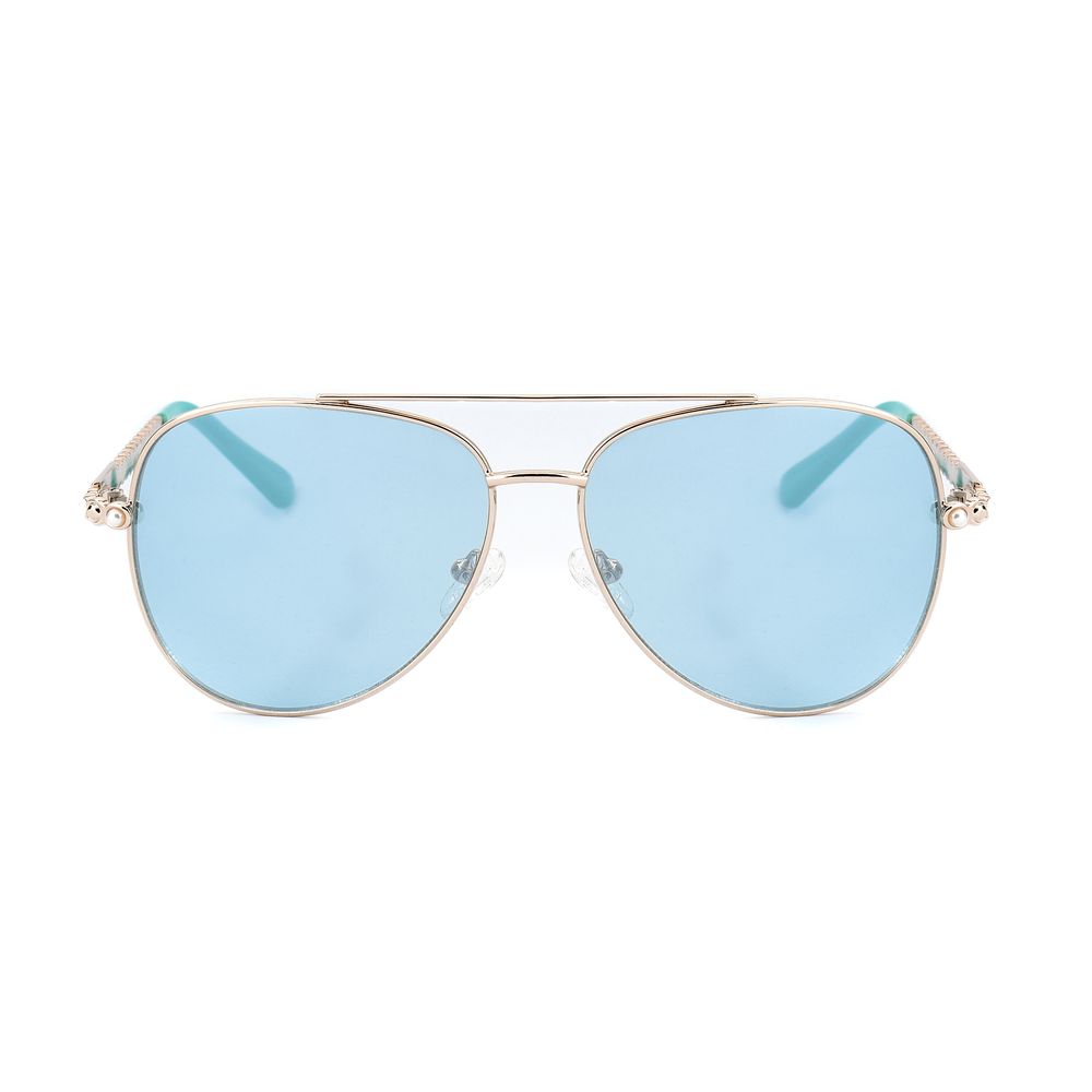 Ochelari de soare Guess din metal auriu