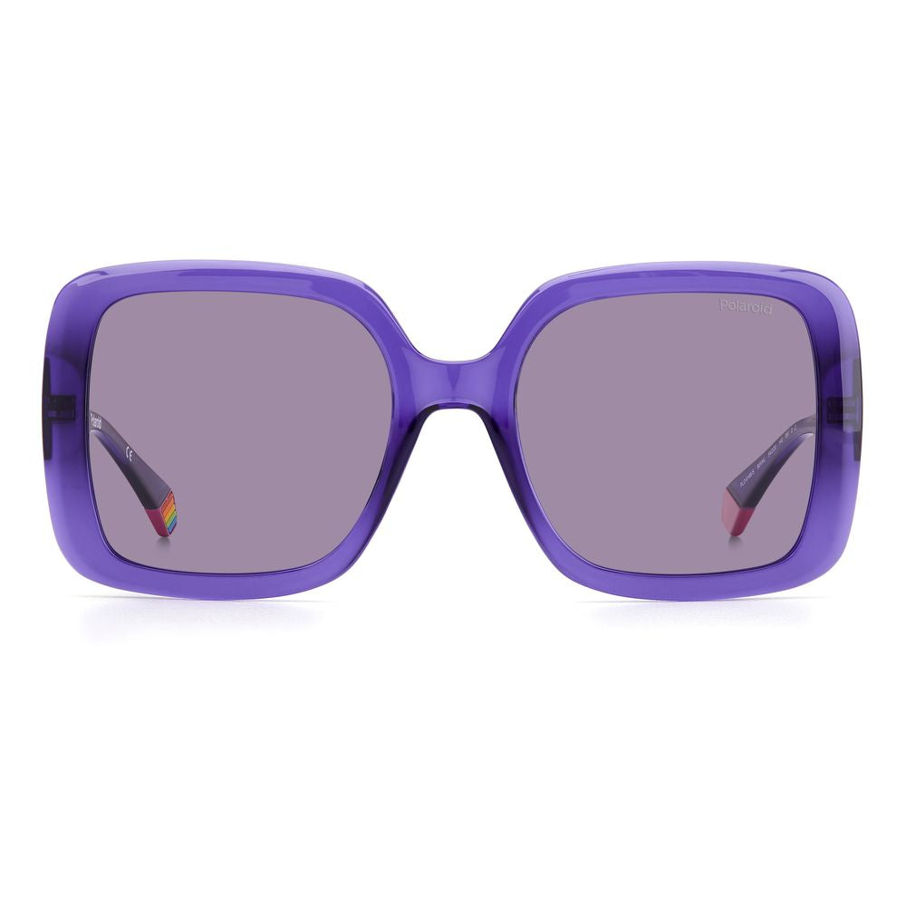 Ochelari de soare Polaroid din plastic violet