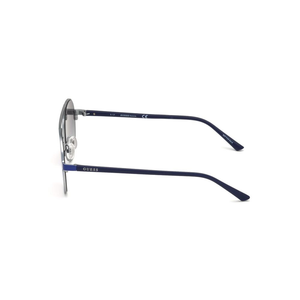 Ochelari de soare Guess albaștri injectați
