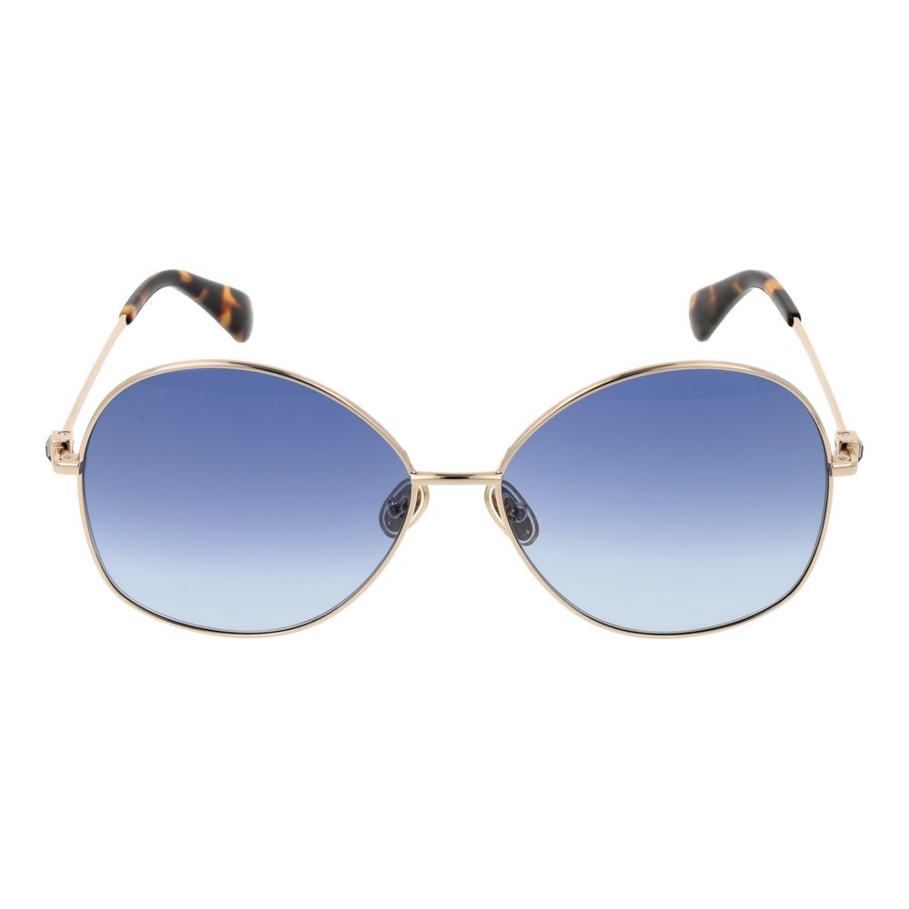 Ochelari de soare Max Mara aurii pentru femei