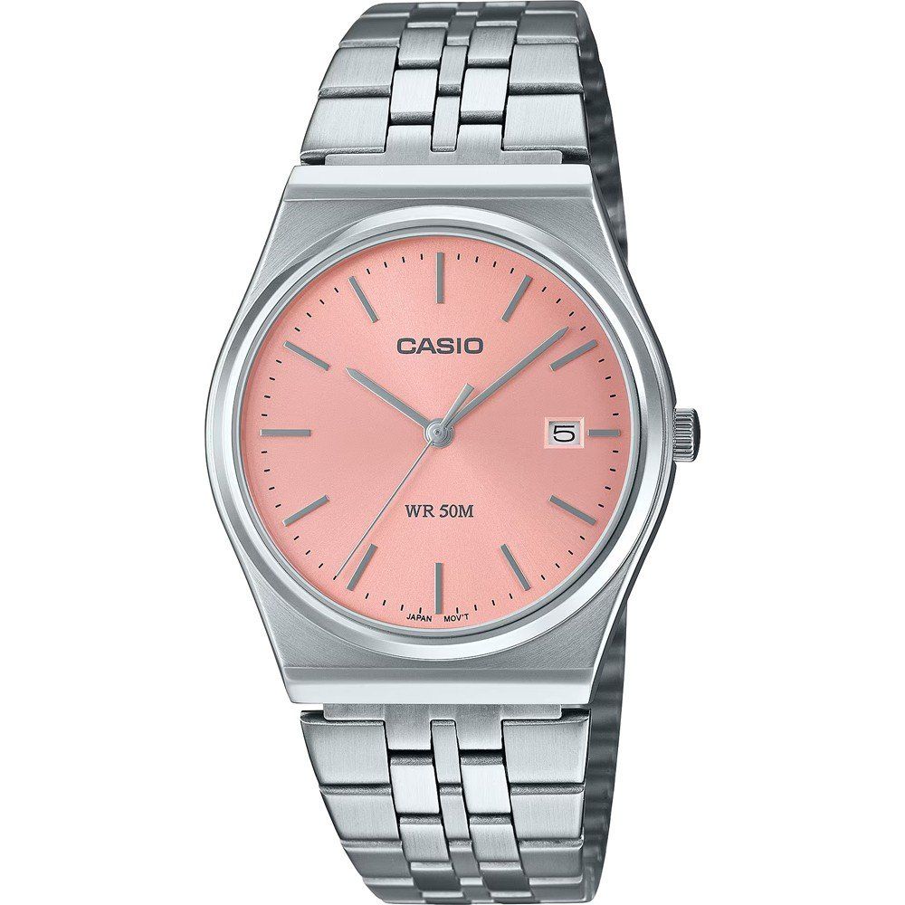 Ceas Casio din oțel argintiu