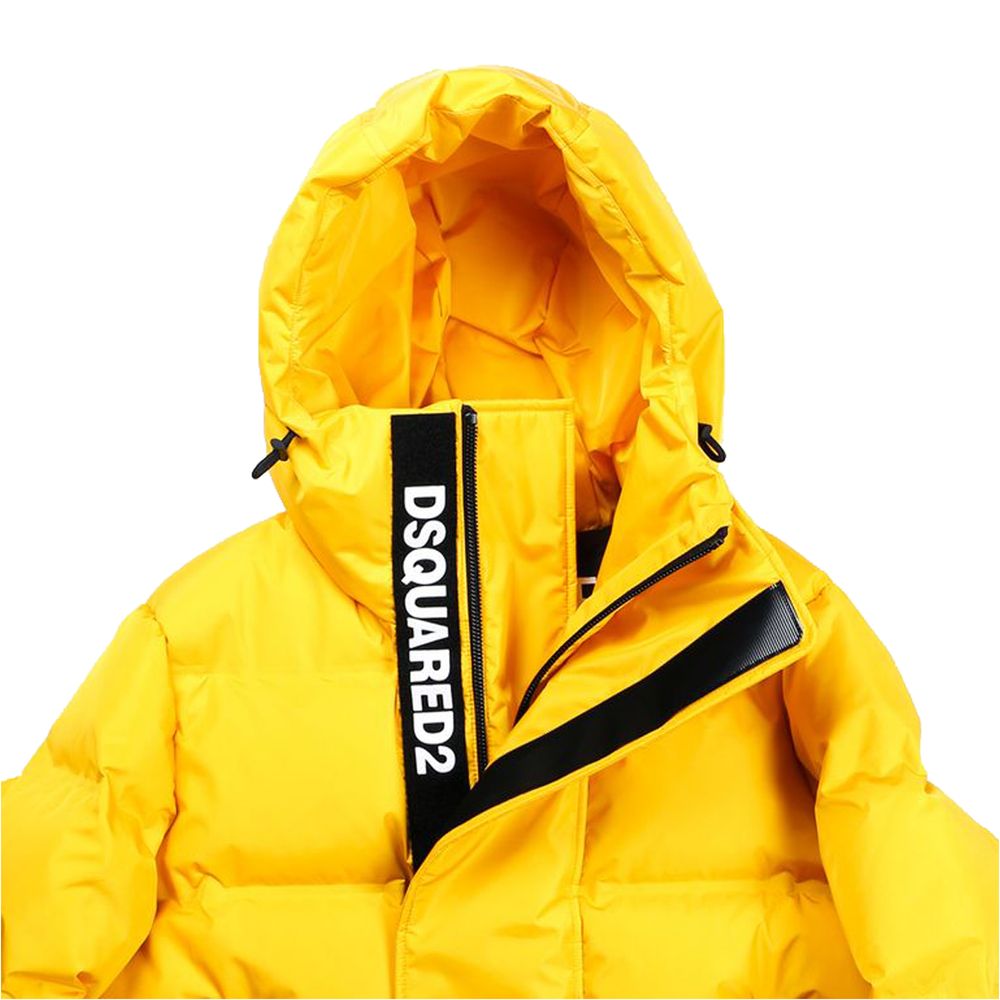 Jachetă bărbătească Dsquared² din nailon galben