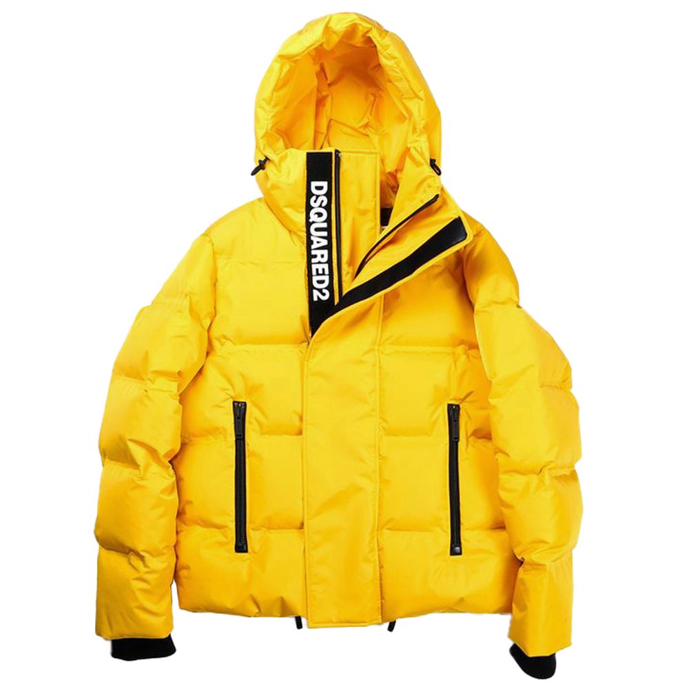 Jachetă bărbătească Dsquared² din nailon galben