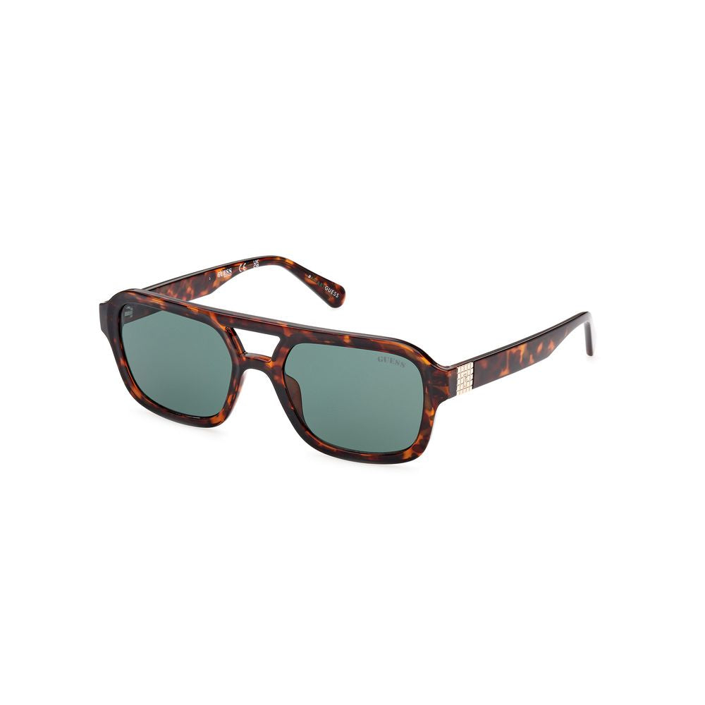 Ochelari de soare Guess maro injectați
