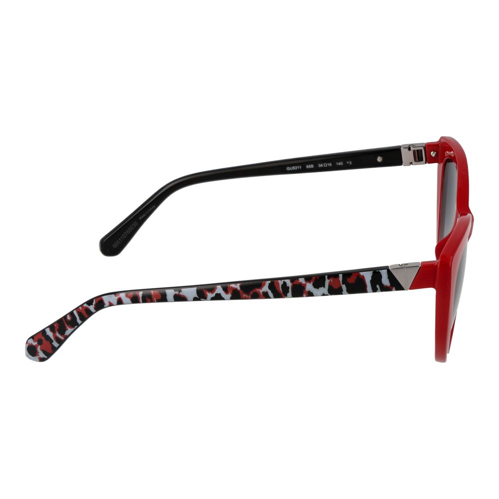 Ochelari de soare Guess roșii pentru femei