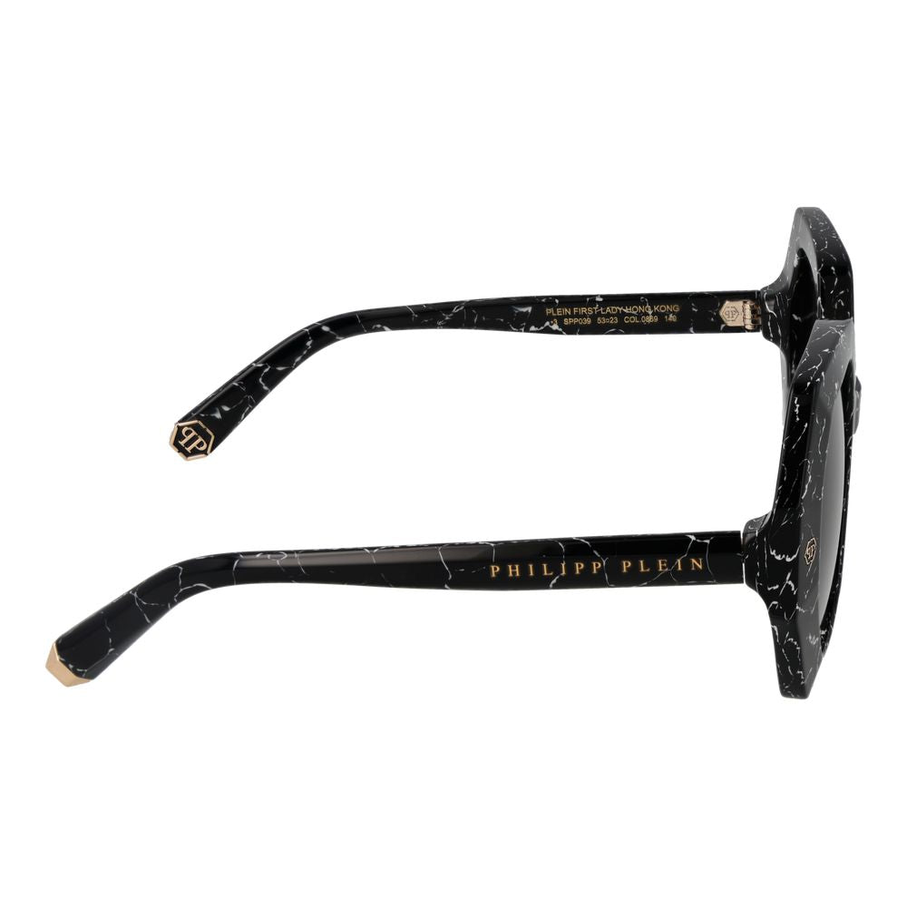Philipp Plein Schwarze Damen-Sonnenbrille