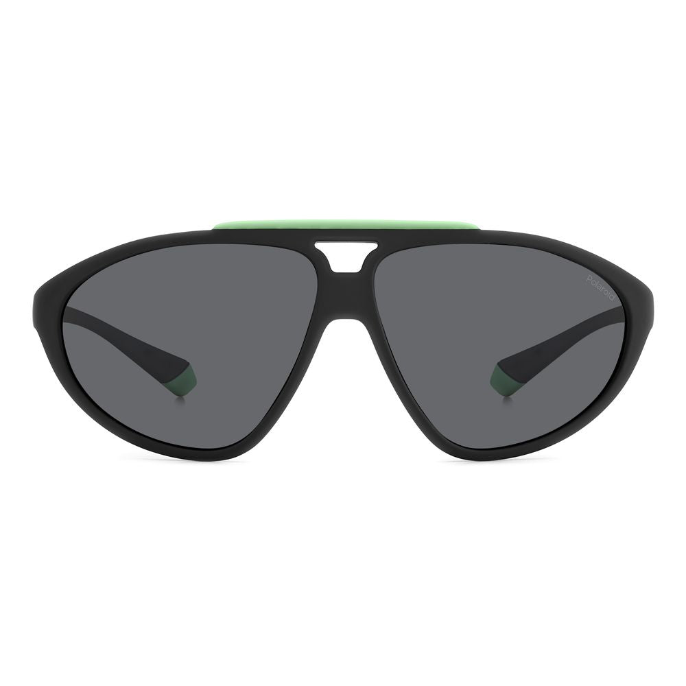 Polaroid Sonnenbrille aus schwarzem Gummi