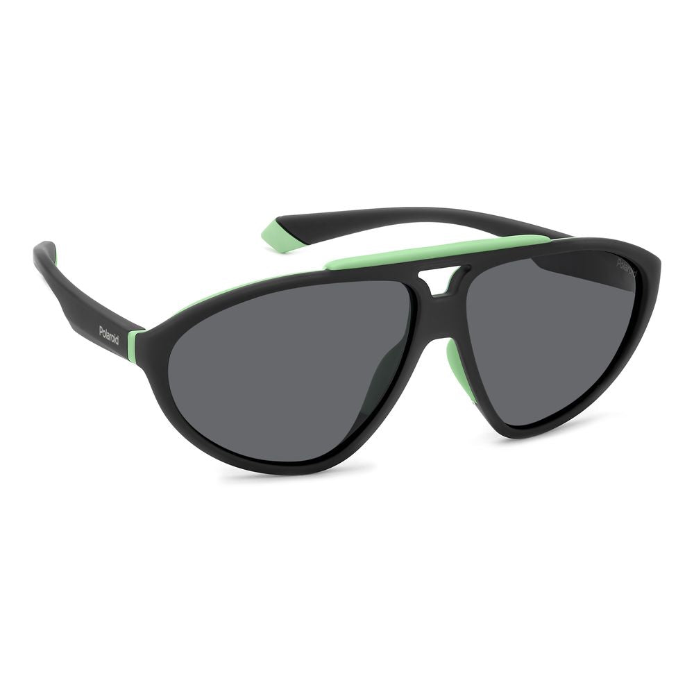 Polaroid Sonnenbrille aus schwarzem Gummi
