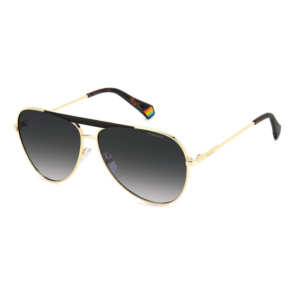 Polaroid Sonnenbrille aus schwarzem Metall