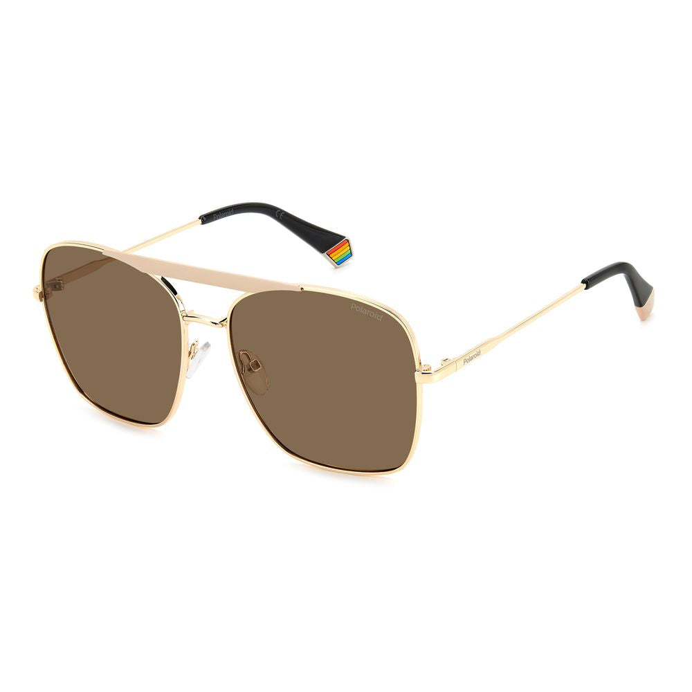 Ochelari de soare Polaroid gri metalici