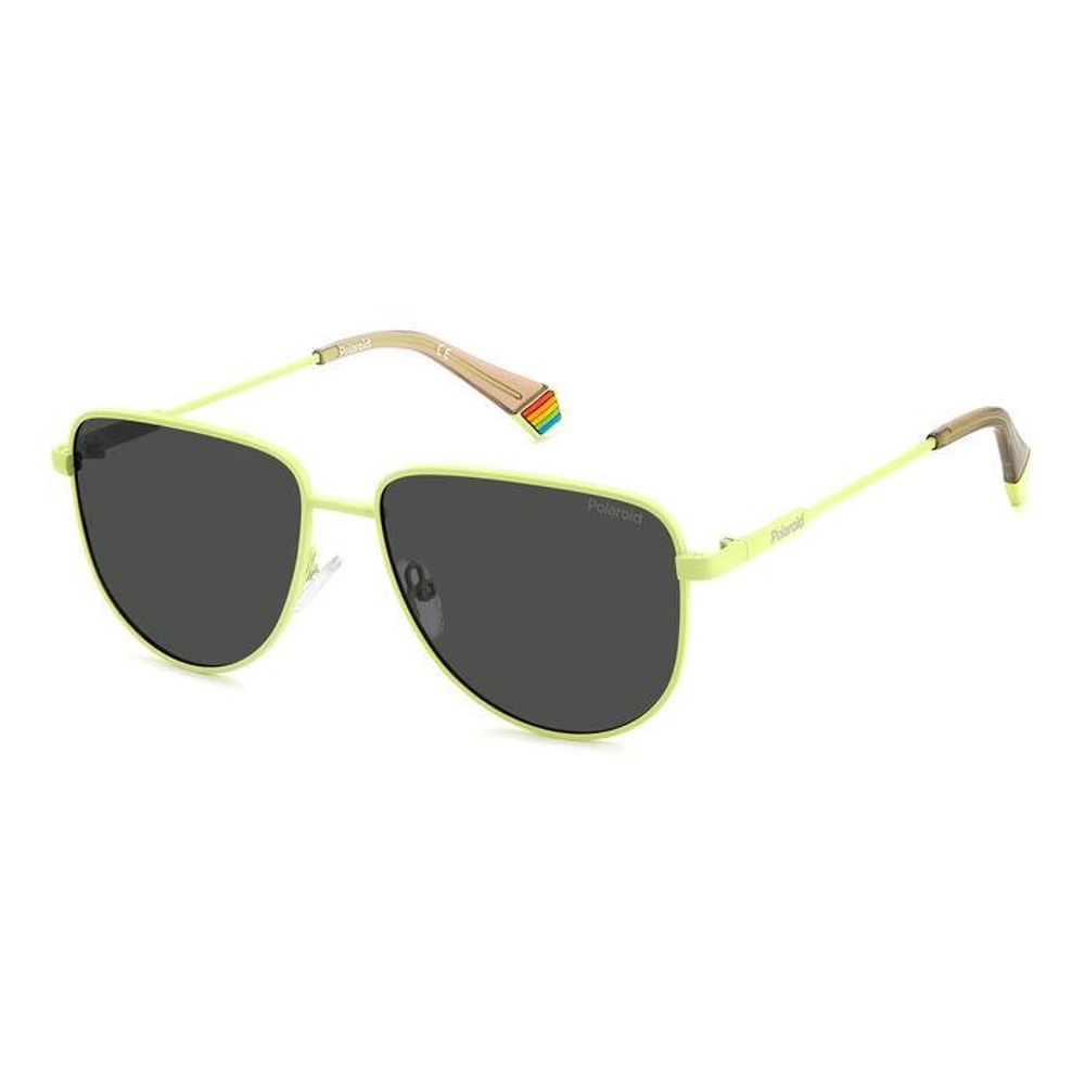 Polaroid Sonnenbrille aus gelbem Metall