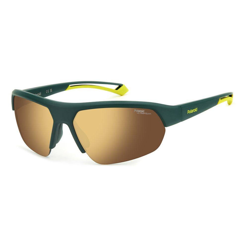 Ochelari de soare Polaroid din rășină verde