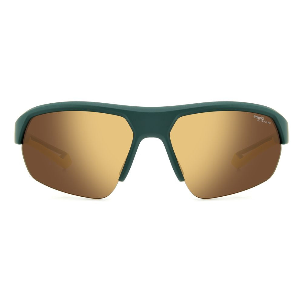 Ochelari de soare Polaroid din rășină verde