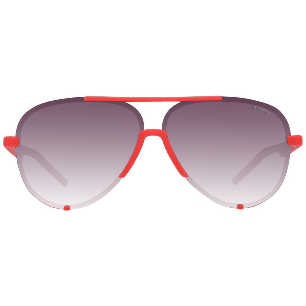 Polaroid Sonnenbrille aus rotem Kunststoff