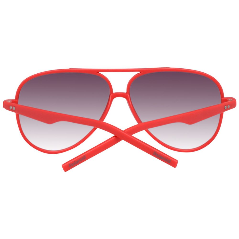 Polaroid Sonnenbrille aus rotem Kunststoff