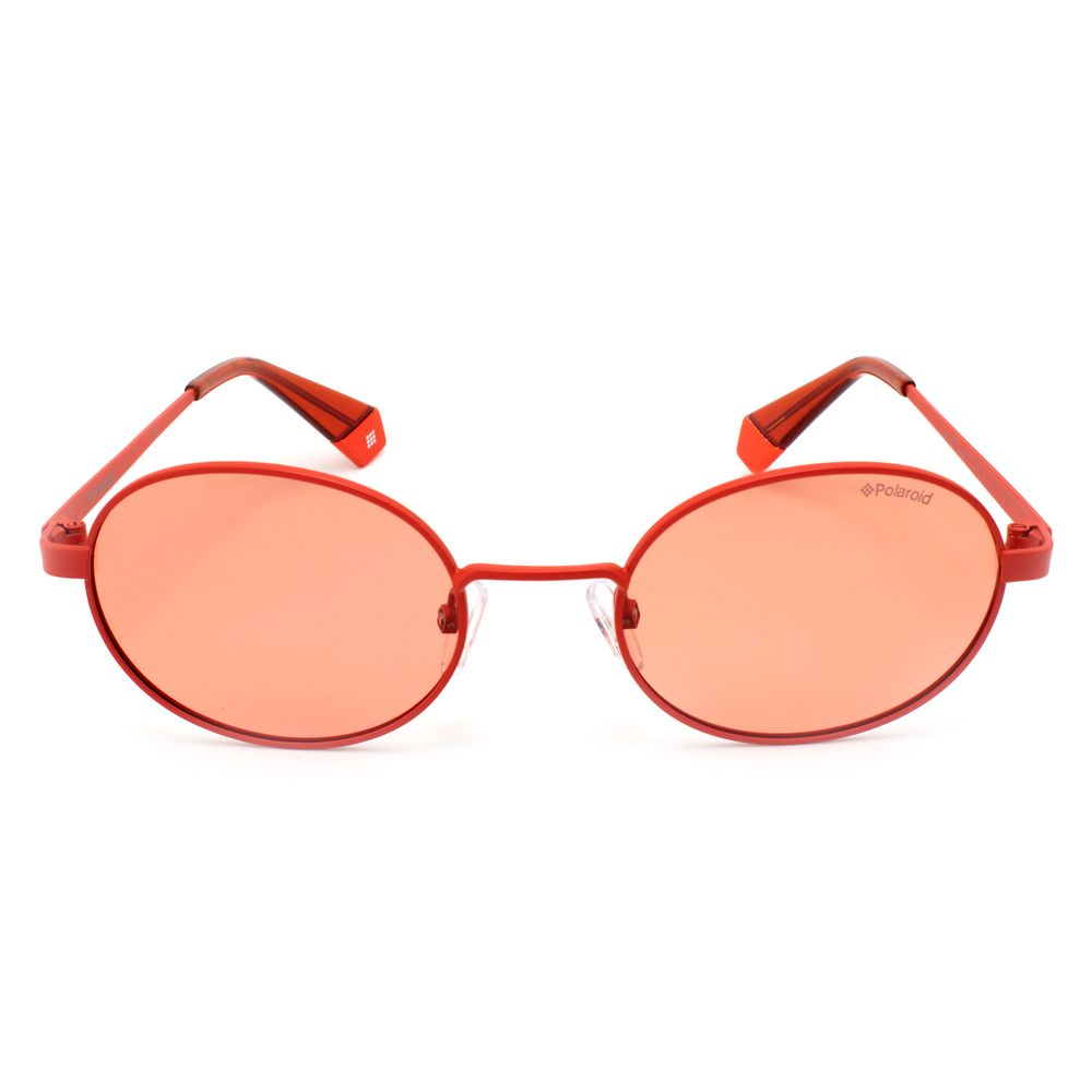 Ochelari de soare Polaroid portocalii metalici