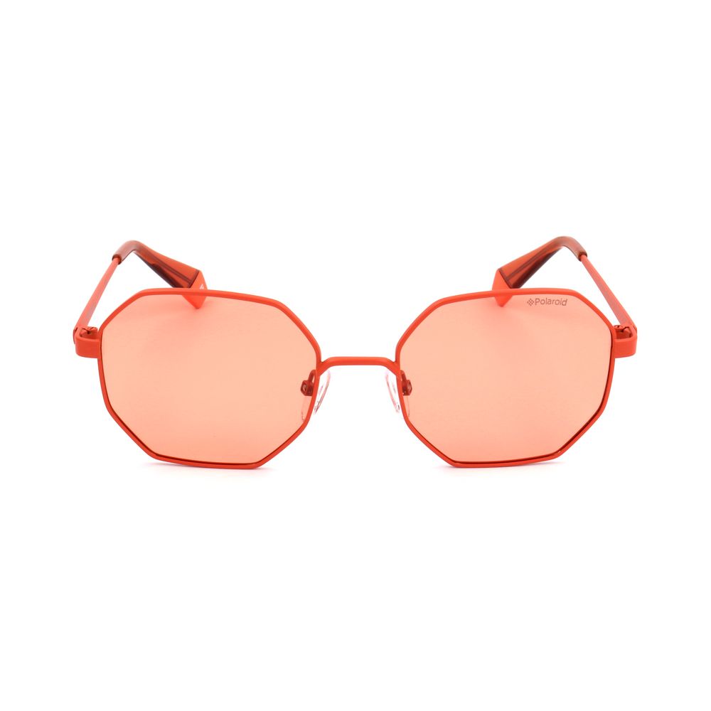 Ochelari de soare Polaroid portocalii metalici