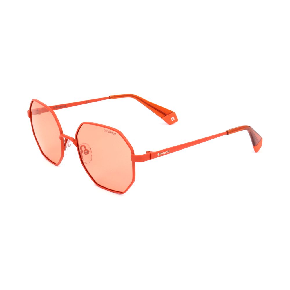 Ochelari de soare Polaroid portocalii metalici
