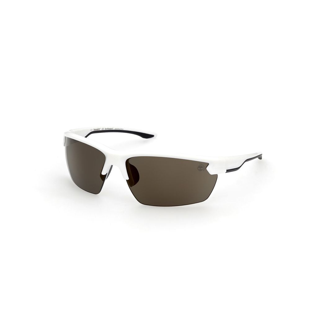 Timberland Sonnenbrille aus weißem Kunststoff