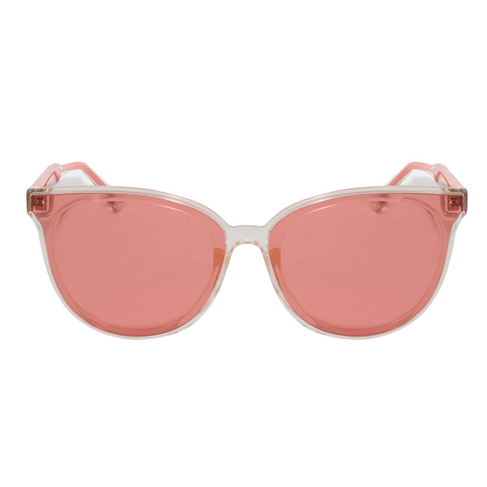 Jimmy Choo Transparente Sonnenbrille aus Kalbshaar