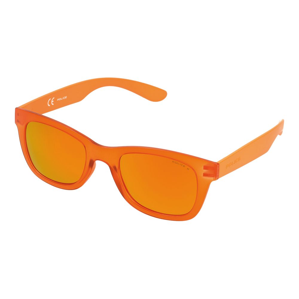 Police – Orangefarbene Sonnenbrille mit Spritzguss